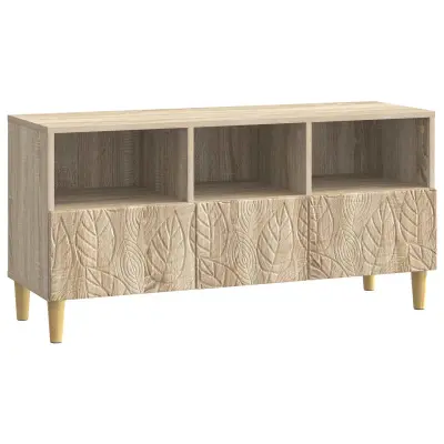 vidaXL TV omarica 102 x 34,5 x 50 cm Sonoma hrast Inženirski les