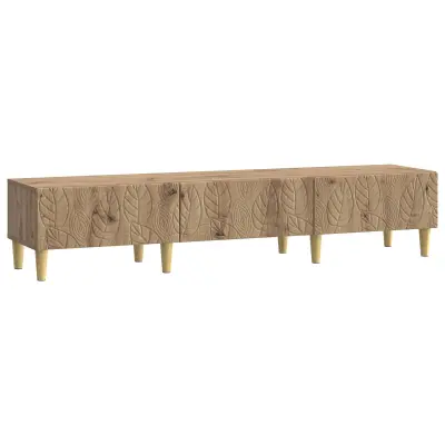 vidaXL TV omarica 147 x 34,5 x 30 cm Artisan hrast Inženirski les