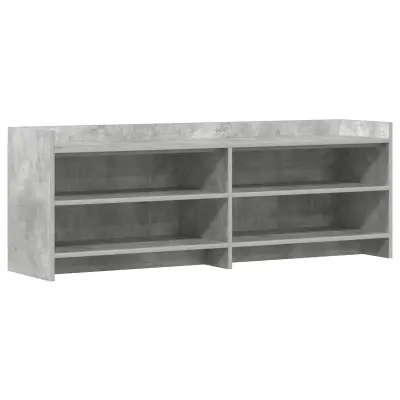 vidaXL TV omarica 135 x 33 x 47 cm Betonsko siva Inženirski les