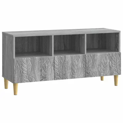 vidaXL TV omarica 102 x 34,5 x 50 cm Siva Sonoma Inženirski les
