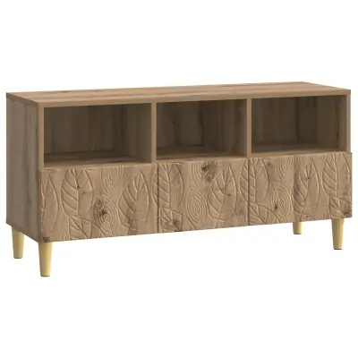 vidaXL TV omarica 102 x 34,5 x 50 cm Artisan hrast Inženirski les