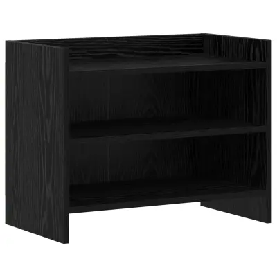 vidaXL TV omarica 60 x 33 x 47 cm Črni hrast Inženirski les