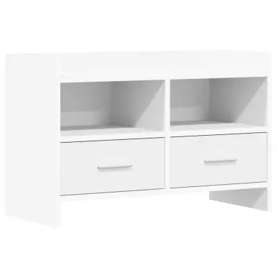 vidaXL TV omarica 71,5 x 33 x 47 cm Bela Inženirski les