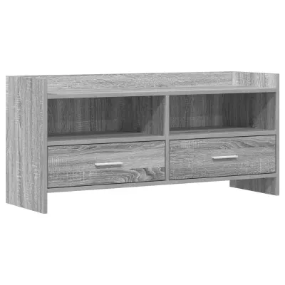 vidaXL TV omarica 100 x 33 x 47 cm Siva Sonoma Inženirski les