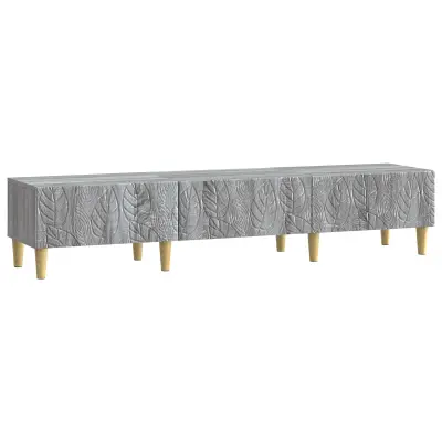 vidaXL TV omarica 147 x 34,5 x 30 cm Siva Sonoma Inženirski les