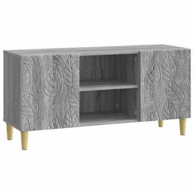 vidaXL TV omarica 102 x 34,5 x 50 cm Siva Sonoma Inženirski les