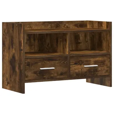 vidaXL TV omarica 71,5 x 33 x 47 cm Dimljen hrast Inženirski les