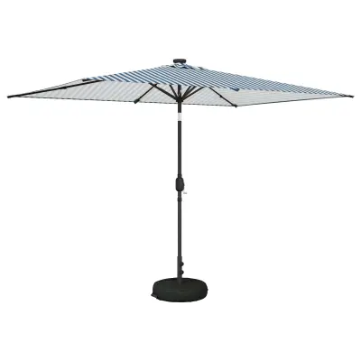 vidaXL Zunanje senčilo z LED lučmi 200 x 300 cm Poliester