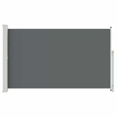 vidaXL Zložljivo stransko senčilo Antracit 300 x 180 cm Poliester