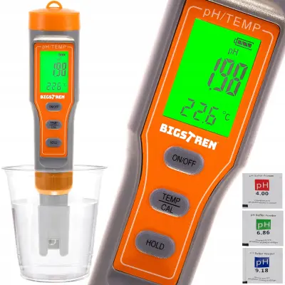 PH tester kakovosti vode 4v1 LCD termometer ATC