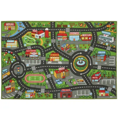AIYAPLAY Otroška igralna podloga 200x150 cm z nedrsečo spodnjo stranjo