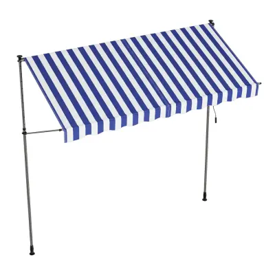 Senčnik za pritrditev 400x120 cm antracit