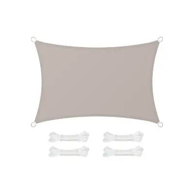 Senčnik jadro 200x300 cm taupe