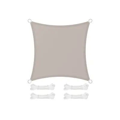 Sončna senčnica jadro 3x4 m taupe