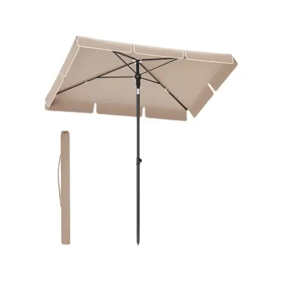 Senčnik 200x125 cm, barva taupe