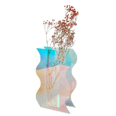 Akrilna Iridescent Ustvarjalna Vaza Ornament - Moderna Dekoracija Doma