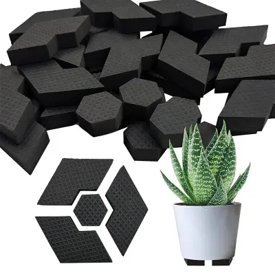 Nevidni podstavki za cvetlične lonce - Komplet 10 za stabilnost