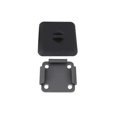 Nosilec za pritrditev na tla za steber tende 9,6x9,6x1,3 cm siva