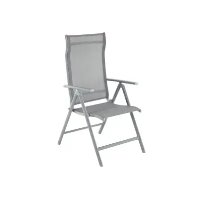 Zložljiv vrtni stol 56x70x106 cm siva