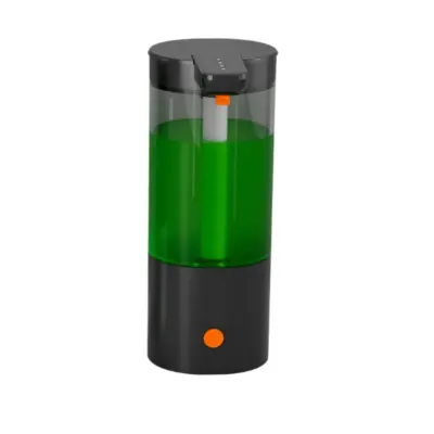 Brezdotni avtomatski razpršilnik mila 400ml, USB polnjenje, črn