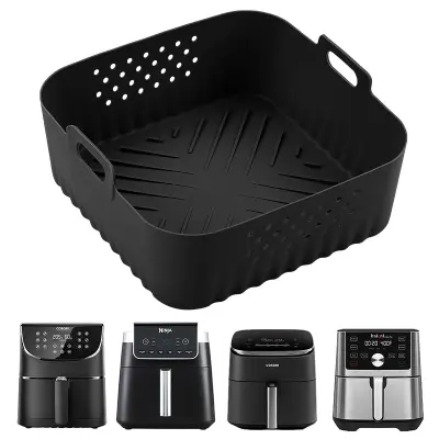 Silikonski pladenj - pladenj 190 za zračne friteze Black