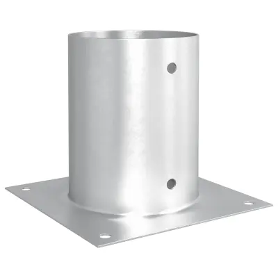vidaXL Okrogla podlaga 12 pcs Srebrna 18 x 18 x 15 cm Kovina
