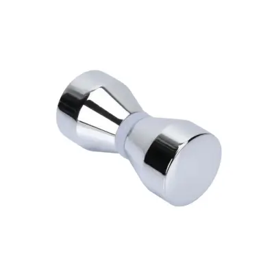 Stožčasti dvojni ročaj 304 nerjaveče jeklo za steklena vrata, 6cm Steel
