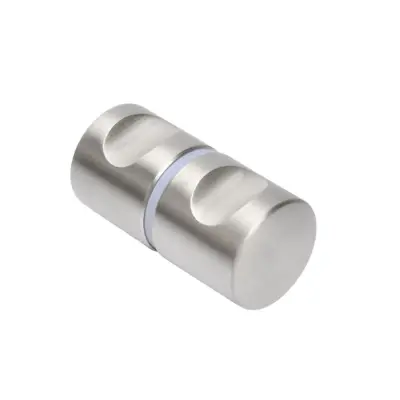 Cilindričen dvostranski ročaj iz 304 nerjavečega jekla, 6-23mm Silver