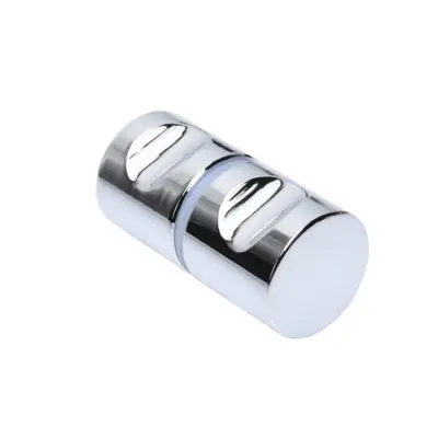 Dvojni cilindrični ročaj 304 nerjaveče jeklo za steklena vrata 6-22mm Steel