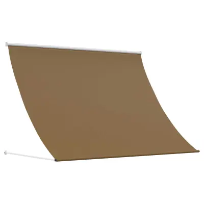 vidaXL Senčnik Bež 400 x 150 cm 180 g / m² poliester s PU premazom