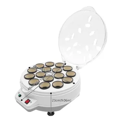 Avtomatski čistilec biljardnih kroglic, učinkovitost 1000RPM, čisti 16 kroglic, BELO, XXL