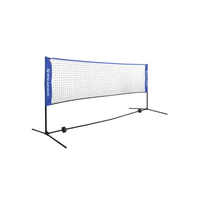 Komplet za badminton mrežo 300x155x103 cm Črna