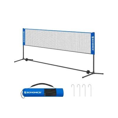 Badmintonska mreža 400x107x103 cm Črna