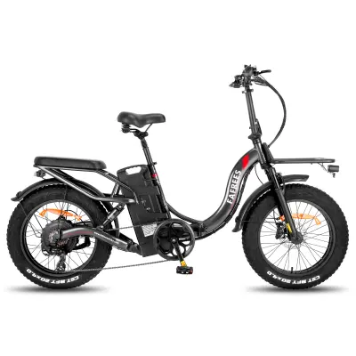 Potovalno električno kolo Fafrees F20 X-Max, 48V 30Ah Samsung baterija, trojno vzmetenje, siva