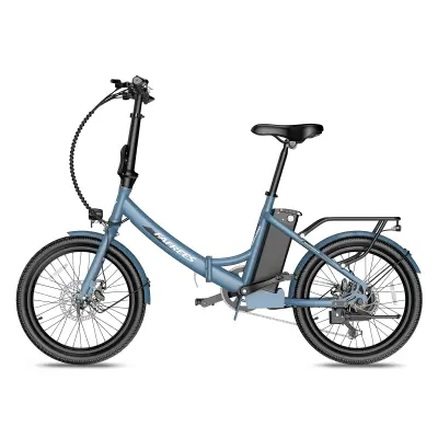 Mestno električno kolo FAFREES F20 Light, 20", 36V 20 Ah odstranljiva baterija, megleno modra