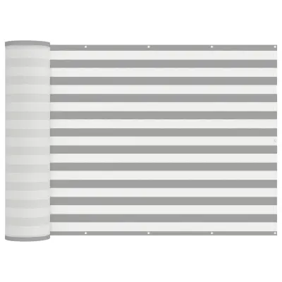 vidaXL Zaslon za zasebnost na balkonu 200 x 400 cm Blago s PU prevleko