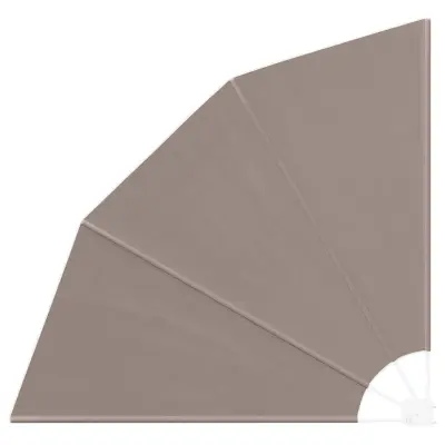 vidaXL Zaslon za zasebnost na balkonu Taupe 140 x 140 cm Poliester