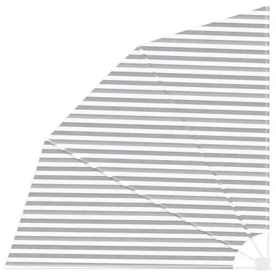 vidaXL Zaslon za zasebnost na balkonu Antracitna in bela 210 x 210 cm