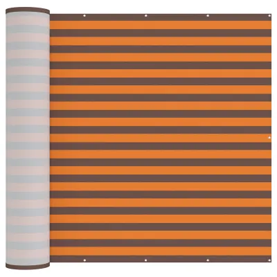 vidaXL Zaslon za zasebnost na balkonu 200 x 500 cm Blago s PU prevleko