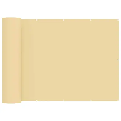 vidaXL Zaslon za zasebnost na balkonu 200 x 600 cm Blago s PU prevleko