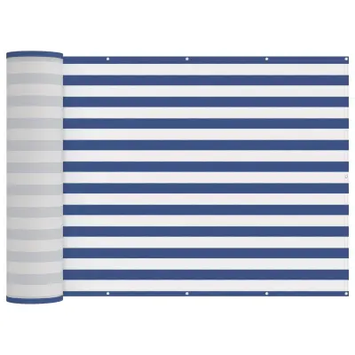 vidaXL Zaslon za zasebnost na balkonu 180 x 700 cm Blago s PU prevleko