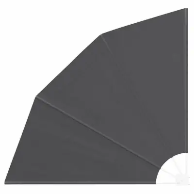 vidaXL Zaslon za zasebnost na balkonu Črna 140 x 140 cm Poliester