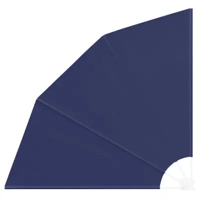 vidaXL Zaslon za zasebnost na balkonu Temno modra 140 x 140 cm