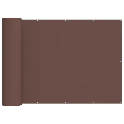 vidaXL Zaslon za zasebnost na balkonu 180 x 800 cm Blago s PU prevleko