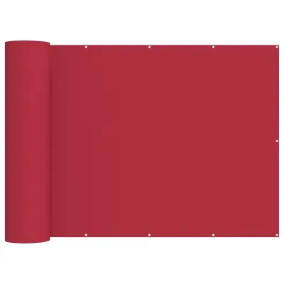 vidaXL Zaslon za zasebnost na balkonu 180 x 800 cm Blago s PU prevleko