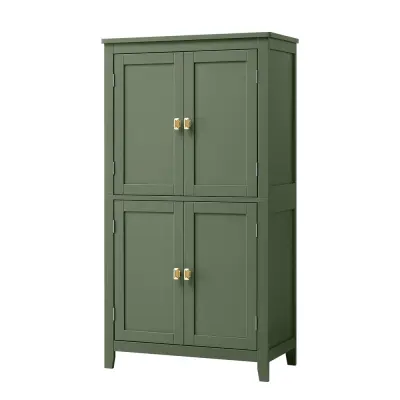 Kopalniška omarica 30x60x110 cm zelena