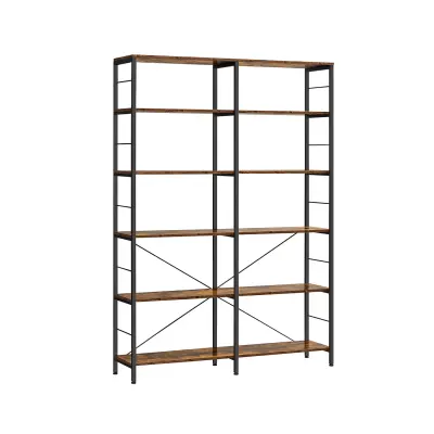 Knižna omara 6 polic 30x120x172,5 cm rjava