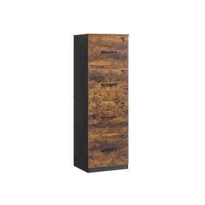 Predalnik za dokumente 40x41x135,5 cm rjav