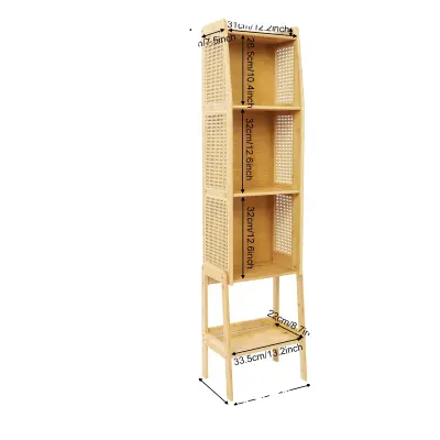 Knjigarna, moderna stil, 4-nivojski dizajn, 143cm