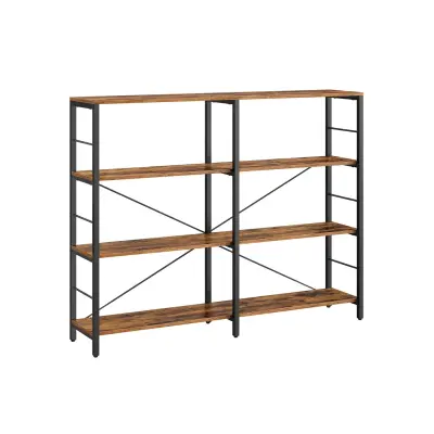 Knižna omara 6 polic 30x120x172,5 cm rjava
